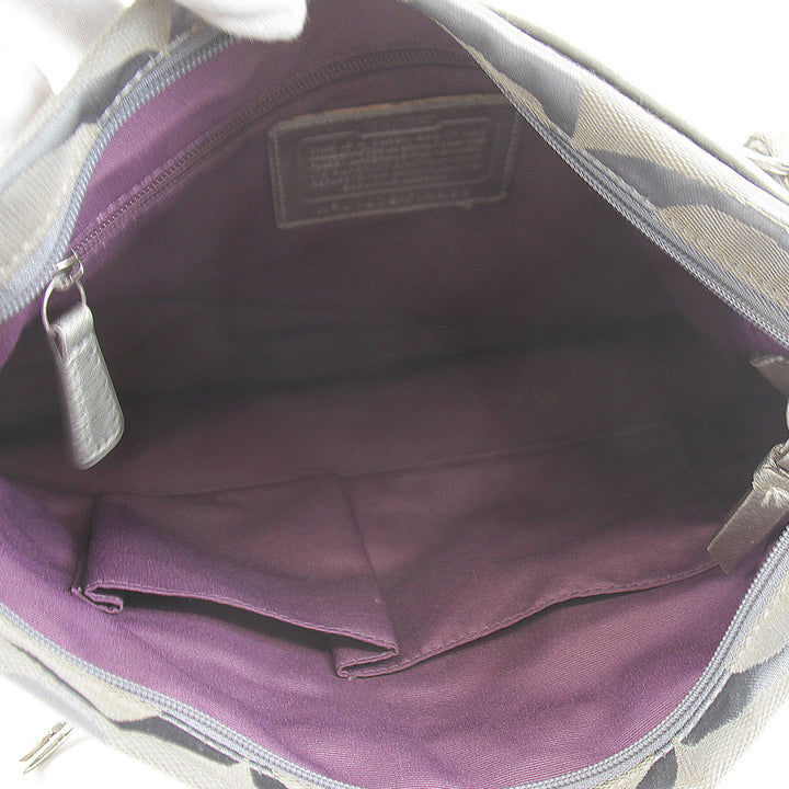 『USED』 
COACH コーチ 
 F14869 ショルダーバッグ 
キャンバス グレー