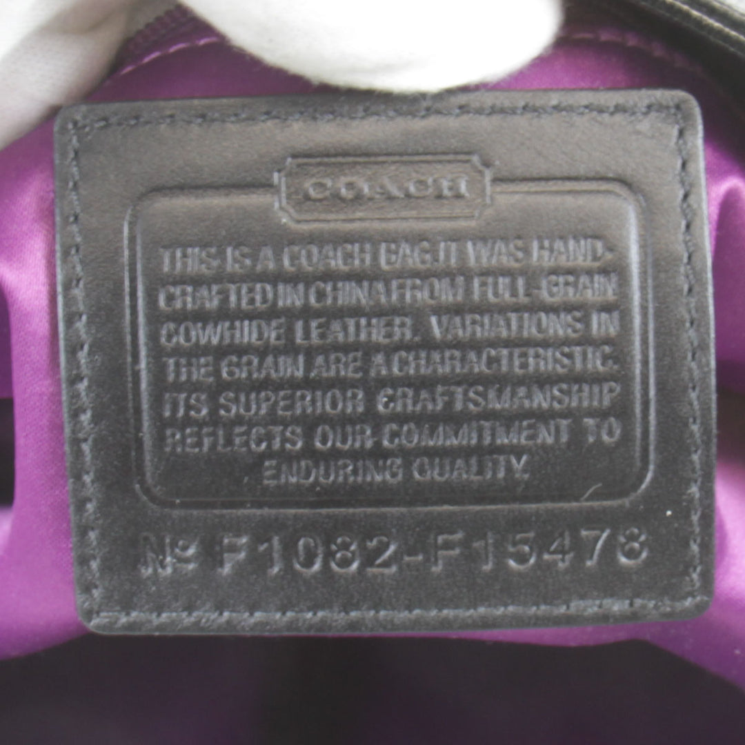 『USED』 
COACH コーチ 
 ワンショルダー F15478 ショルダーバッグ 
エナメル ブラック