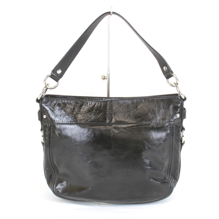『USED』 
COACH コーチ 
 ワンショルダー F15478 ショルダーバッグ 
エナメル ブラック