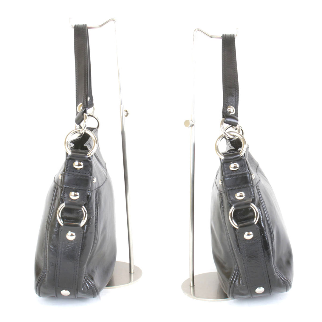 『USED』 
COACH コーチ 
 ワンショルダー F15478 ショルダーバッグ 
エナメル ブラック