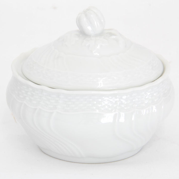 美品『USED』 
Richard Ginori リチャードジノリ 
 ベッキオホワイト シュガーポット 食器
