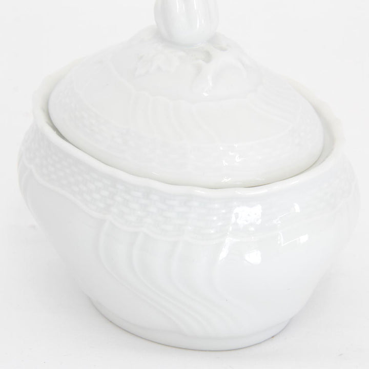 美品『USED』 
Richard Ginori リチャードジノリ 
 ベッキオホワイト シュガーポット 食器