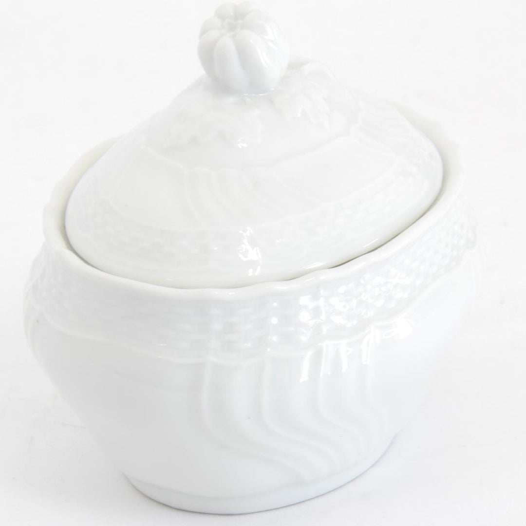 美品『USED』 
Richard Ginori リチャードジノリ 
 ベッキオホワイト シュガーポット 食器