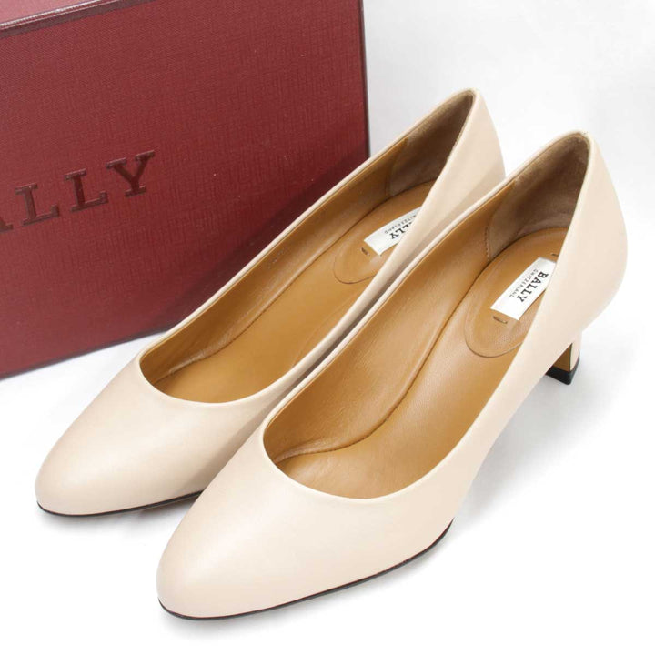 美品『ほぼ未使用』 
BALLY バリー 
 FLINKA/41 パンプス 
レザー ピンクベージュ