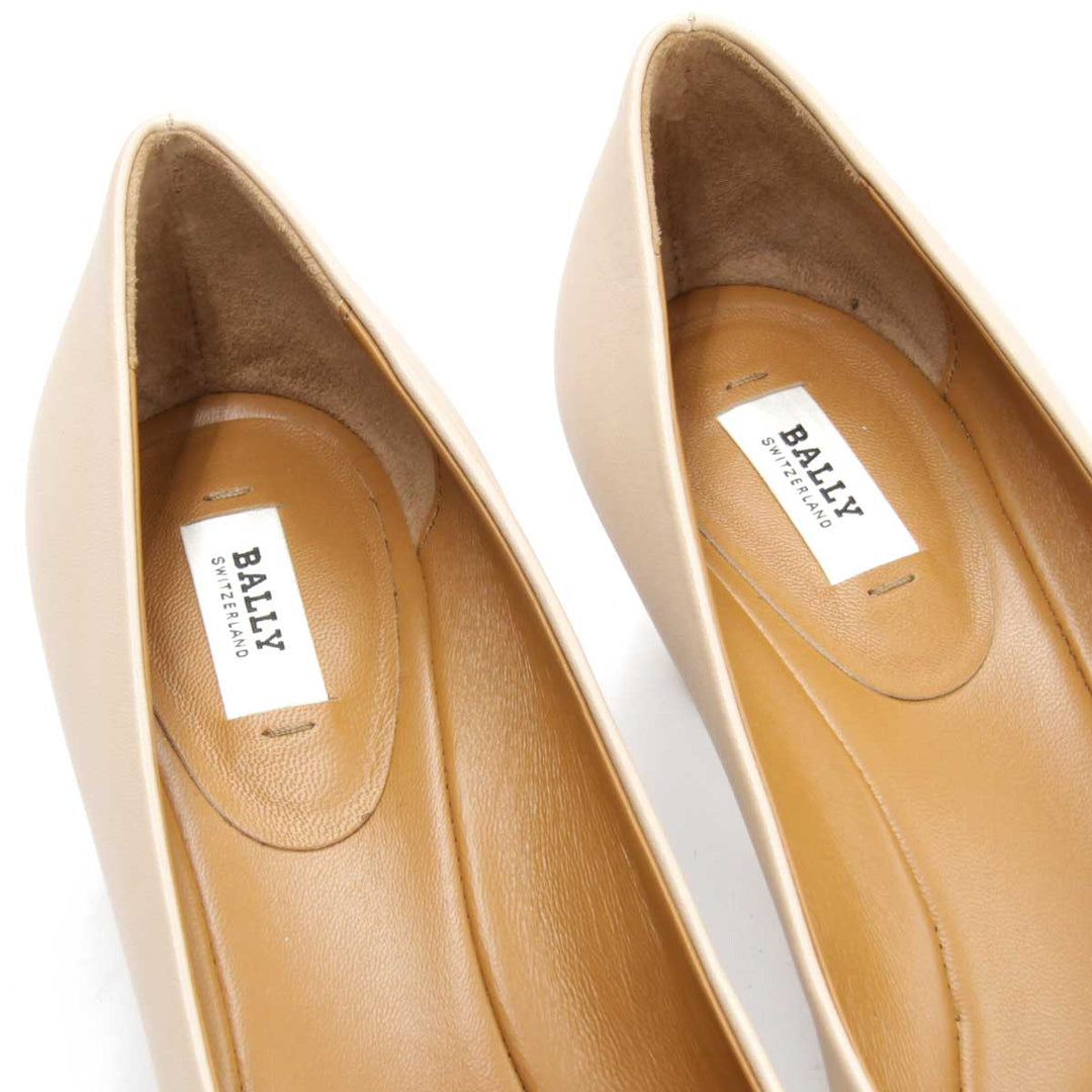 美品『ほぼ未使用』 
BALLY バリー 
 FLINKA/41 パンプス 
レザー ピンクベージュ