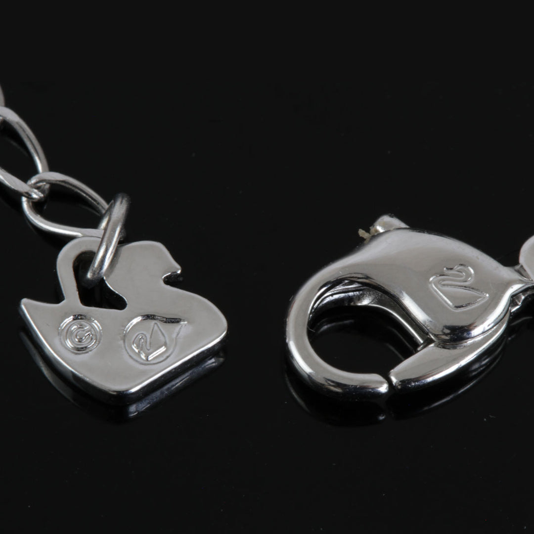 美品『USED』 メタル 
SWAROVSKI ネックレス