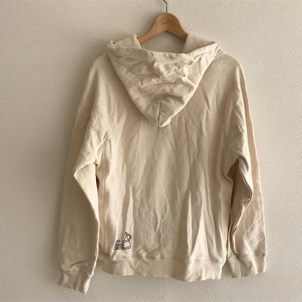 『USED』 
 
 go slow caravan ゴースローキャラバン 宇宙服 クマ スウェットパーカー サイズ3 パーカー 
コットン アイボリー系