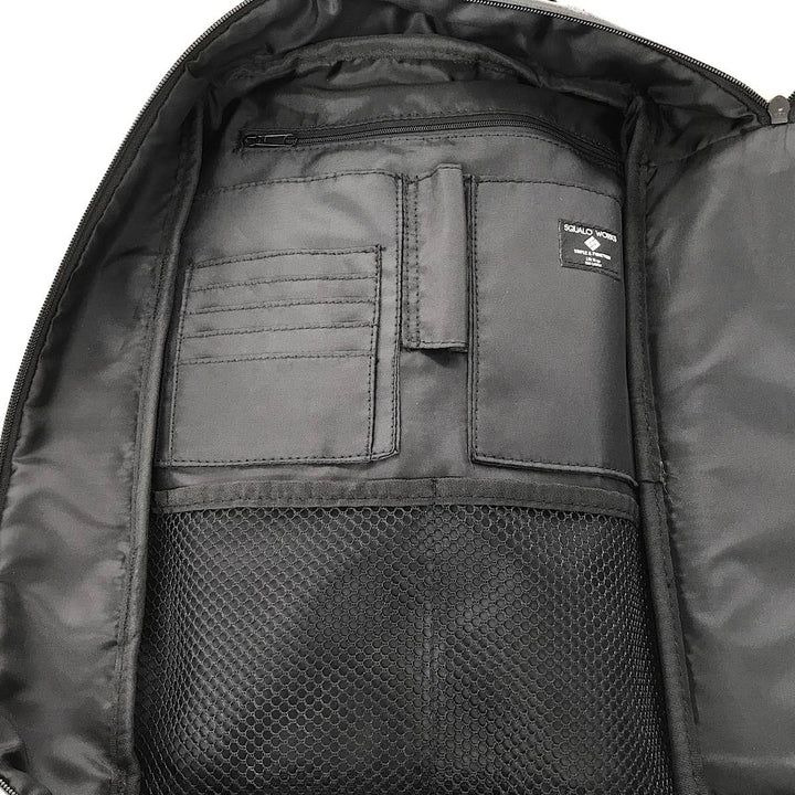 『USED』 
 
 ikka イッカ SQVALO WORKS シャンブレー 3WAY バッグ IKBAG-283 リュック・デイパック 
ポリエステル グレー