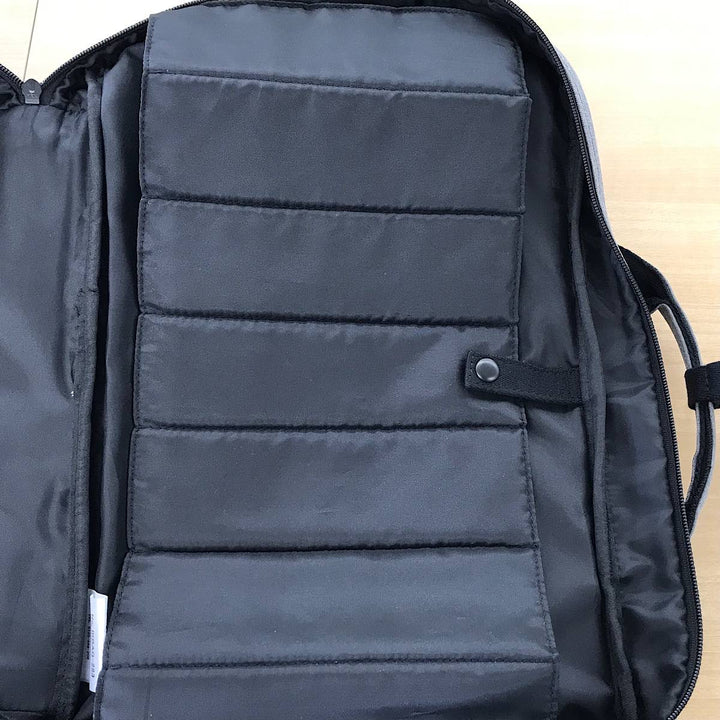 『USED』 
 
 ikka イッカ SQVALO WORKS シャンブレー 3WAY バッグ IKBAG-283 リュック・デイパック 
ポリエステル グレー