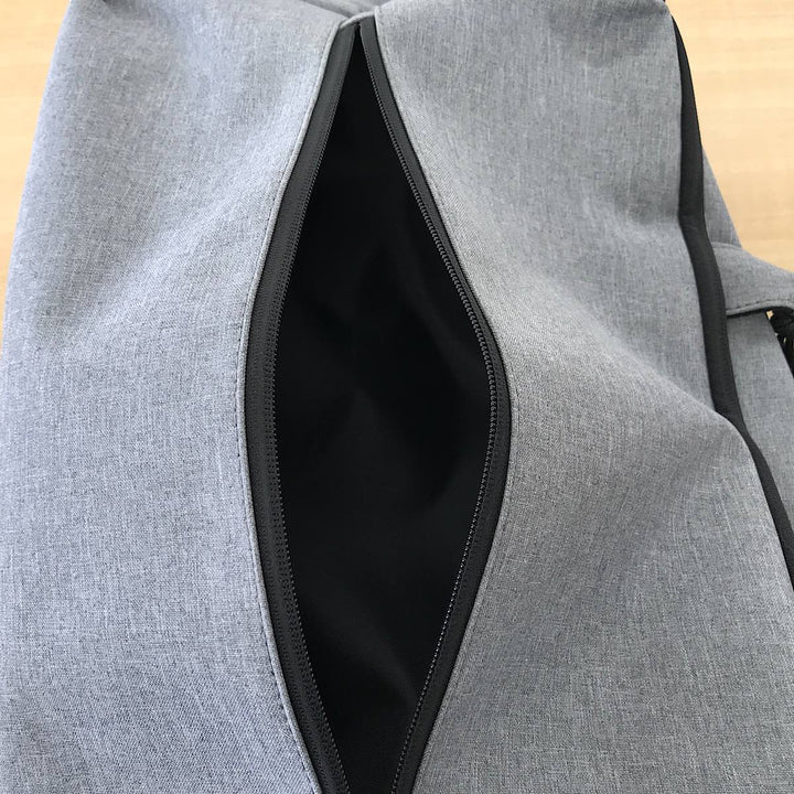 『USED』 
 
 ikka イッカ SQVALO WORKS シャンブレー 3WAY バッグ IKBAG-283 リュック・デイパック 
ポリエステル グレー
