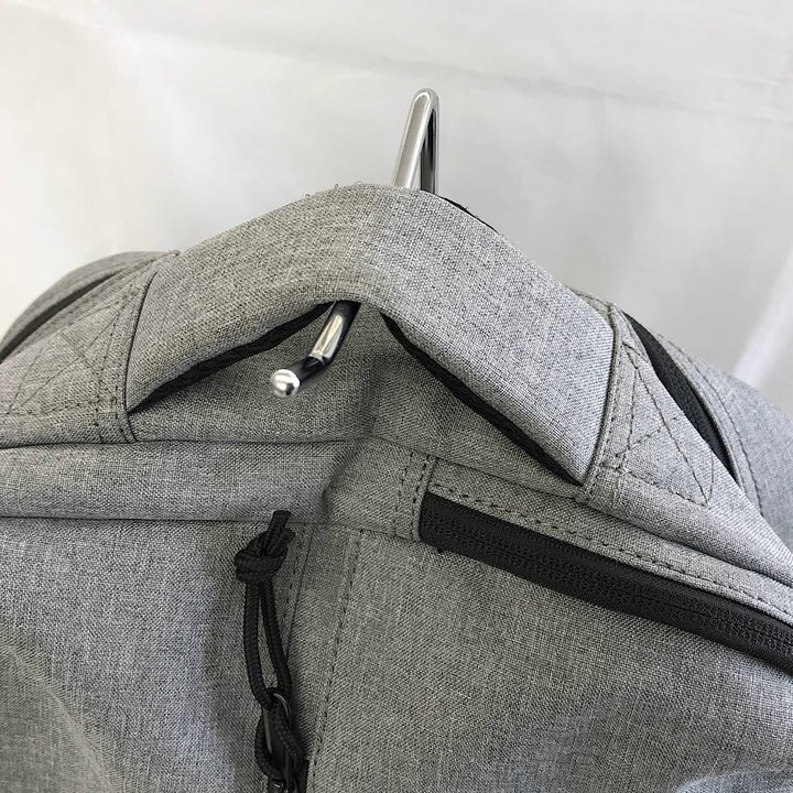 『USED』 
 
 ikka イッカ SQVALO WORKS シャンブレー 3WAY バッグ IKBAG-283 リュック・デイパック 
ポリエステル グレー