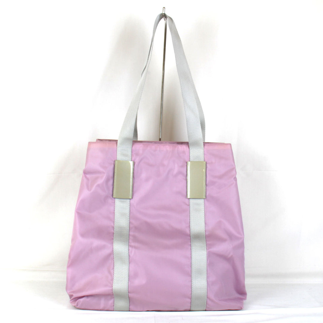 『USED』 
PRADA プラダ 
 トートバッグ 
ナイロン ピンク