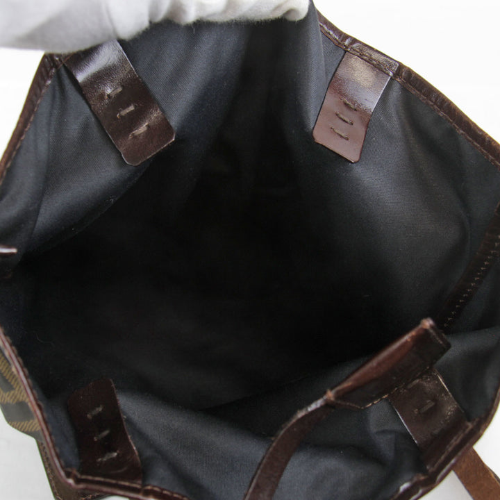 『USED』 
FENDI フェンディ 
 ズッカ トートバッグ ポーチ付き トートバッグ 
キャンバス ズッカ柄