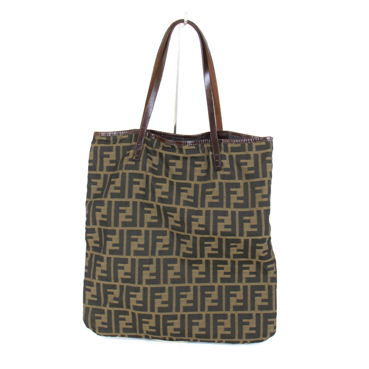 『USED』 
FENDI フェンディ 
 ズッカ トートバッグ ポーチ付き トートバッグ 
キャンバス ズッカ柄