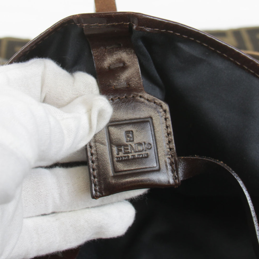 『USED』 
FENDI フェンディ 
 ズッカ トートバッグ ポーチ付き トートバッグ 
キャンバス ズッカ柄