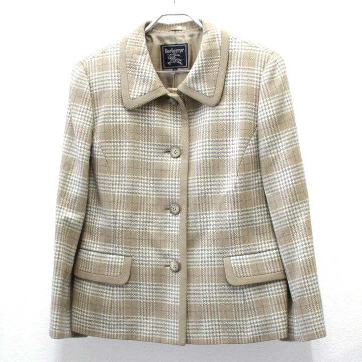 良品『USED』 
Burberrys バーバリーズ 
 スーツ上下 セットアップ 
毛/シルク/キュプラ ベージュ