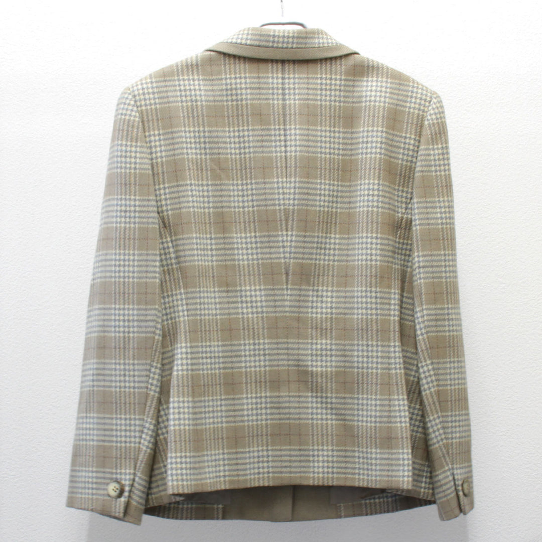 良品『USED』 
Burberrys バーバリーズ 
 スーツ上下 セットアップ 
毛/シルク/キュプラ ベージュ