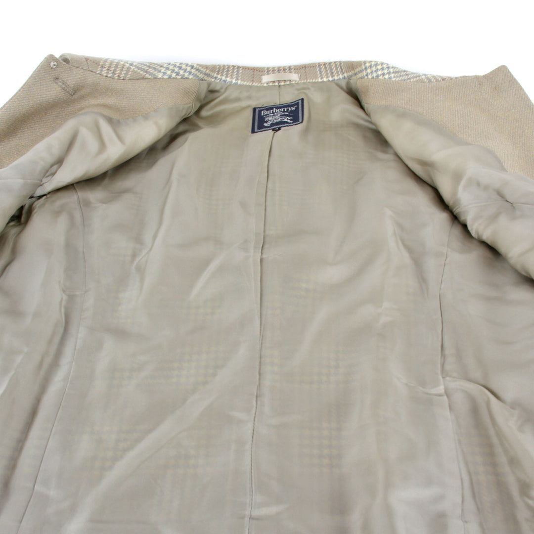 良品『USED』 
Burberrys バーバリーズ 
 スーツ上下 セットアップ 
毛/シルク/キュプラ ベージュ