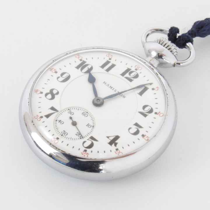 『不動品』 
HAMILTON ハミルトン 
 懐中時計 
 シルバー