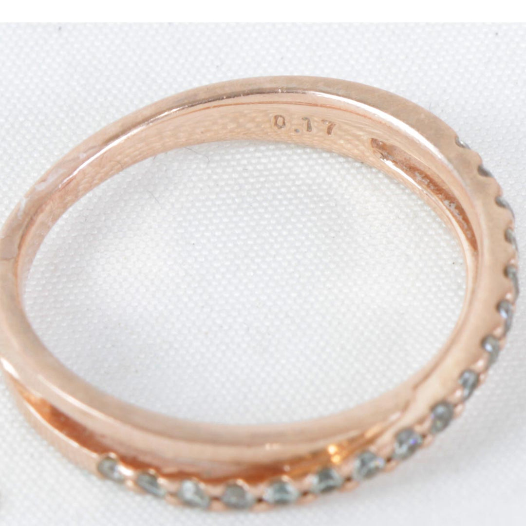 『USED』 K10 
 0.17ct #9 リング・指輪
 1.7g