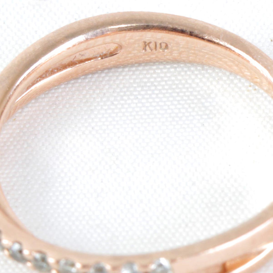 『USED』 K10 
 0.17ct #9 リング・指輪
 1.7g
