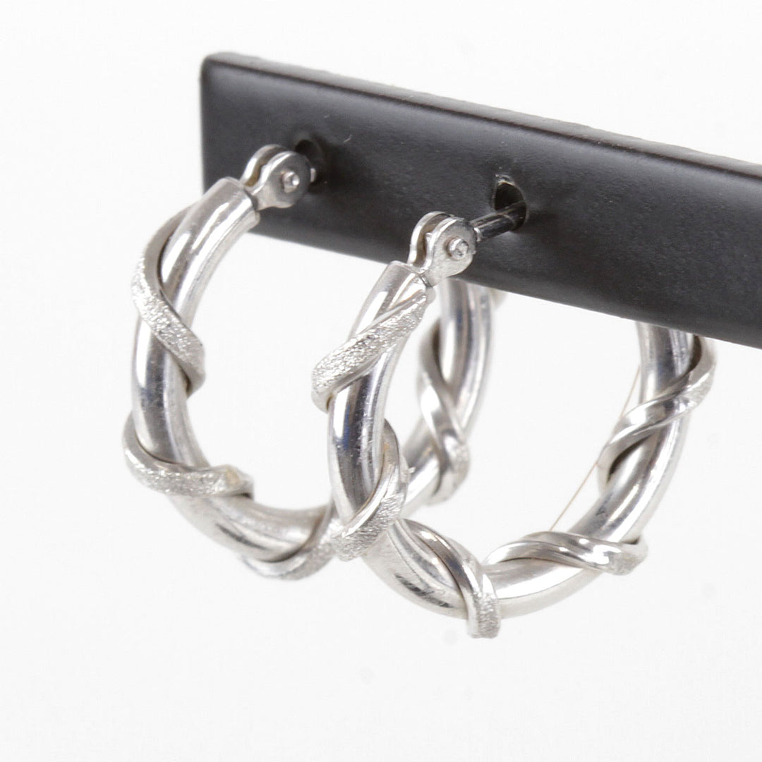美品『USED』 K14WG 
 フープ ピアス
 1.2g