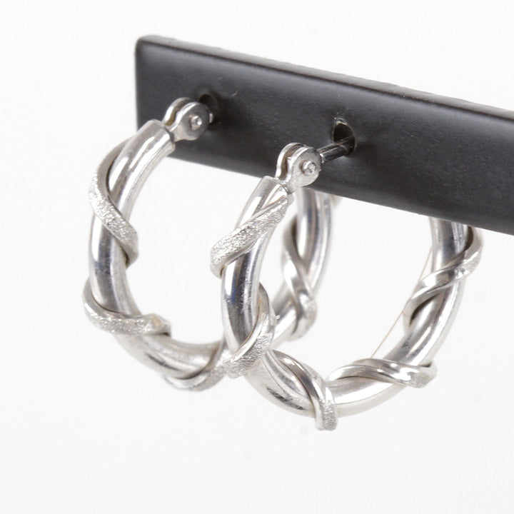 美品『USED』 K14WG 
 フープ ピアス
 1.2g