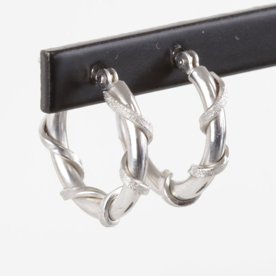 美品『USED』 K14WG 
 フープ ピアス
 1.2g