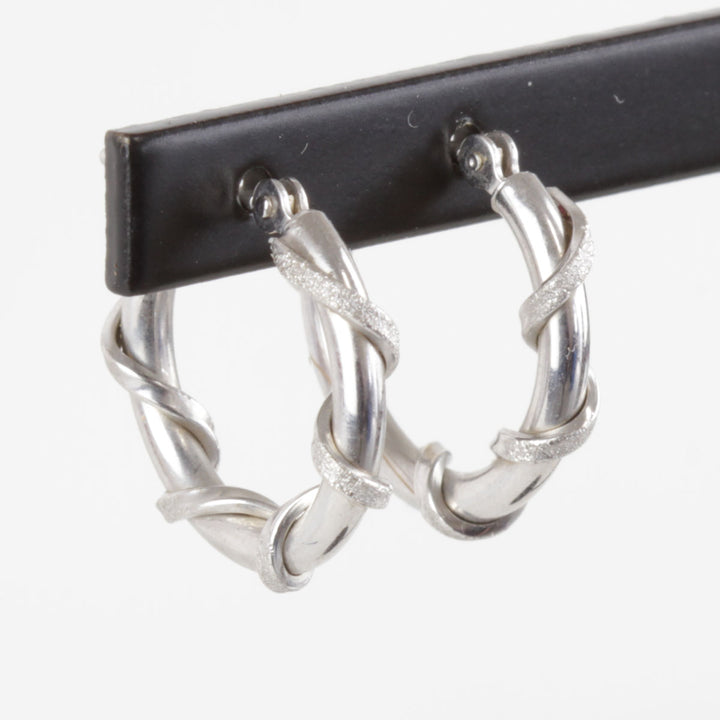 美品『USED』 K14WG 
 フープ ピアス
 1.2g