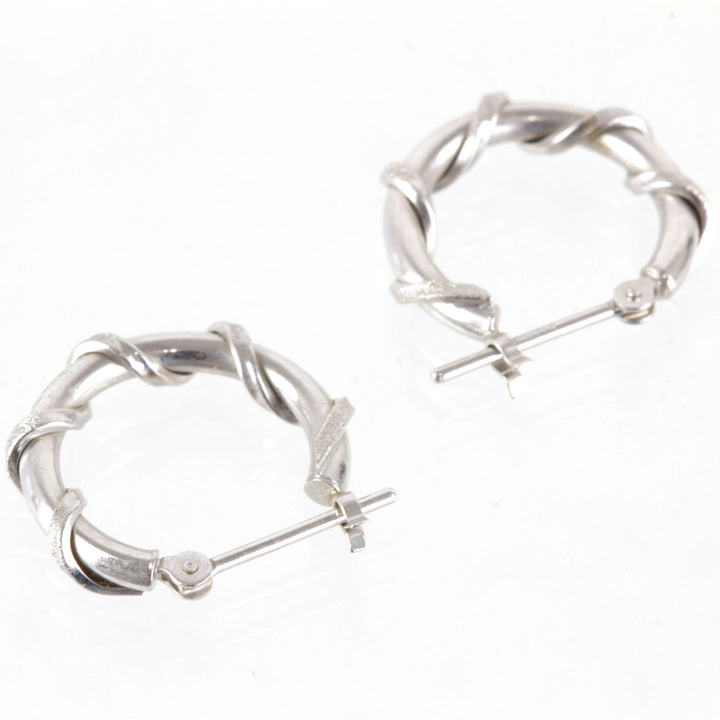 美品『USED』 K14WG 
 フープ ピアス
 1.2g