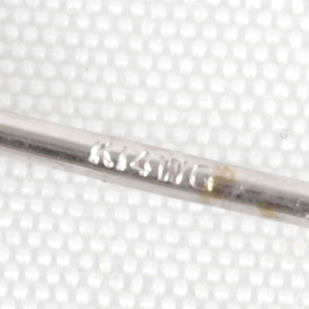 美品『USED』 K14WG 
 フープ ピアス
 1.2g