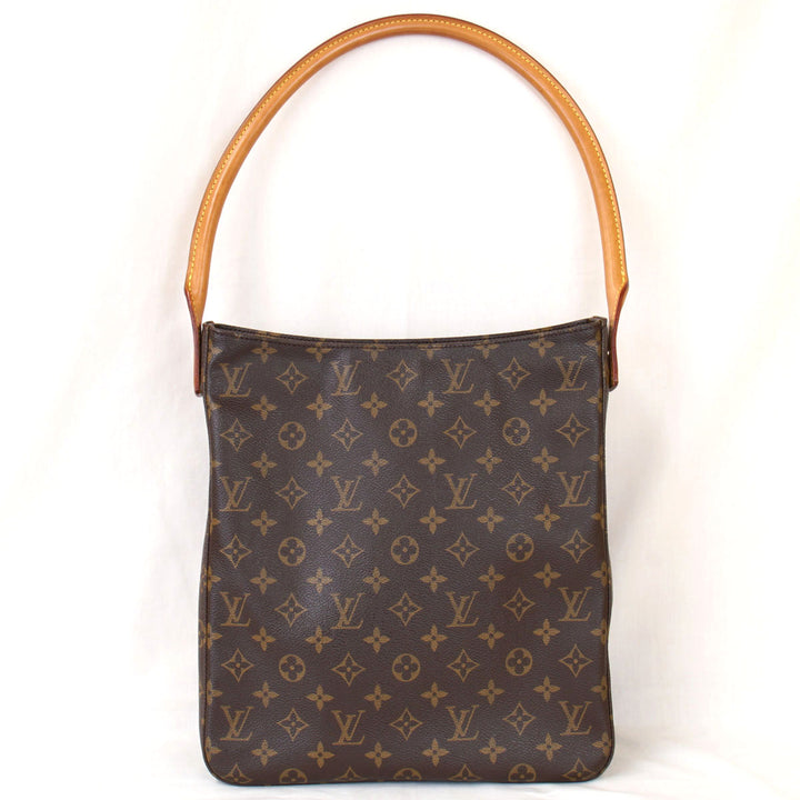 LOUIS VUITTON ルイ・ヴィトン 
 ルーピングGM M51145 ショルダーバッグ 
モノグラムキャンバス モノグラム