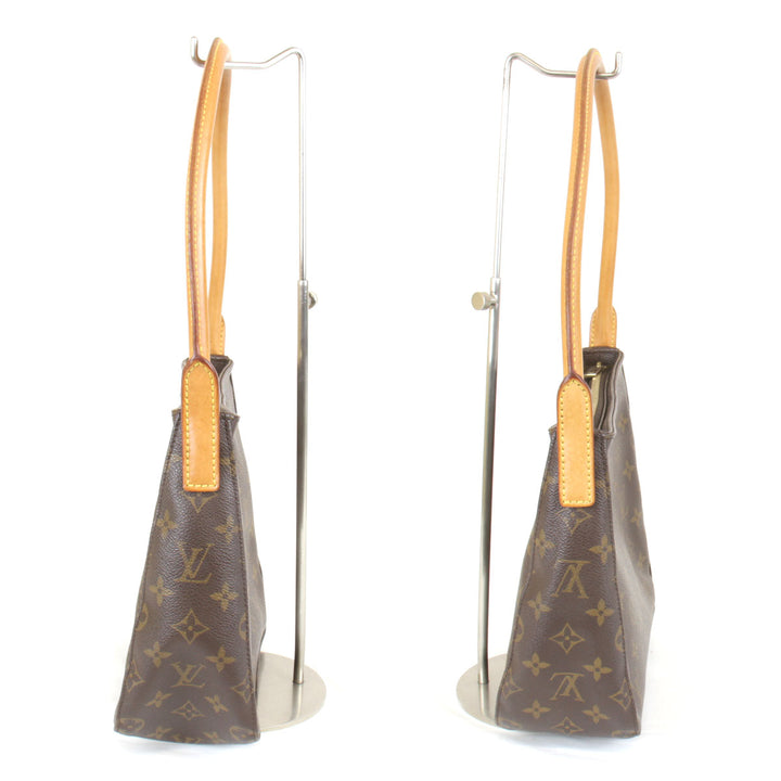 『USED』 
LOUIS VUITTON ルイ・ヴィトン 
 ルーピングMM M51146 ショルダーバッグ 
モノグラムキャンバス モノグラム