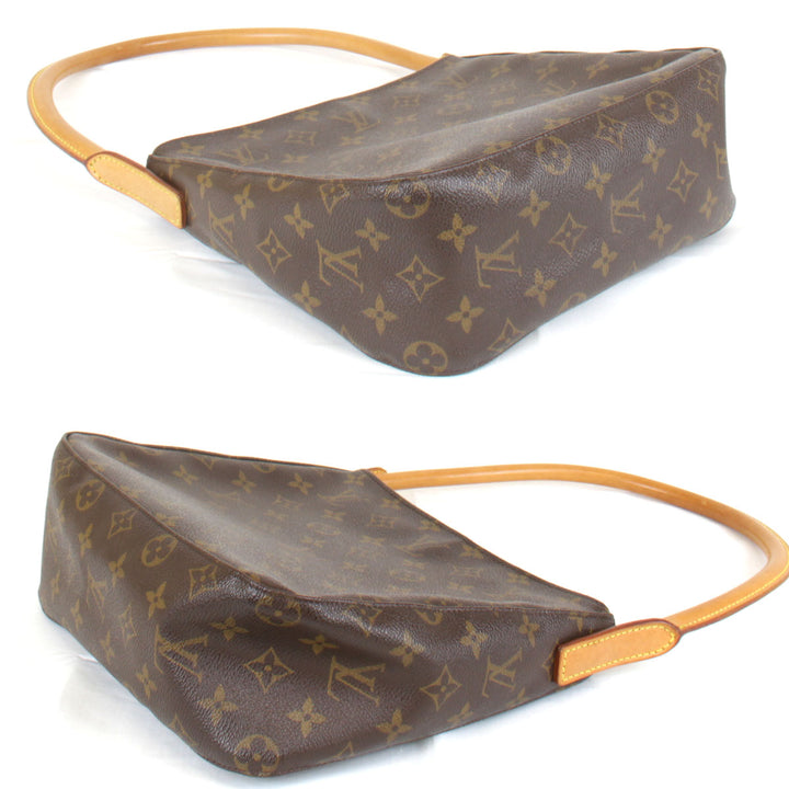 『USED』 
LOUIS VUITTON ルイ・ヴィトン 
 ルーピングMM M51146 ショルダーバッグ 
モノグラムキャンバス モノグラム