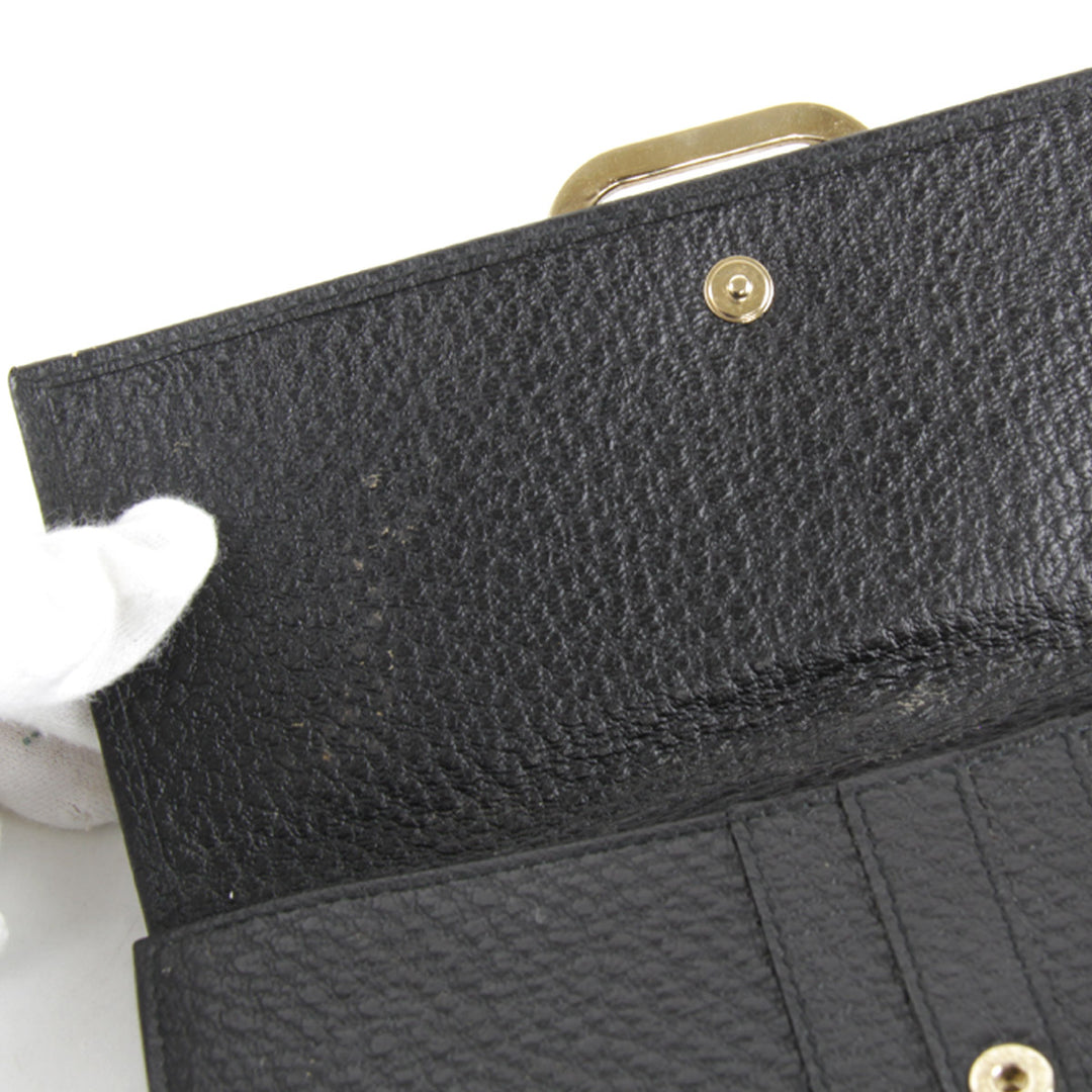 『USED』 
GUCCI グッチ 
 131847・0959 長財布 
レザー ブラック