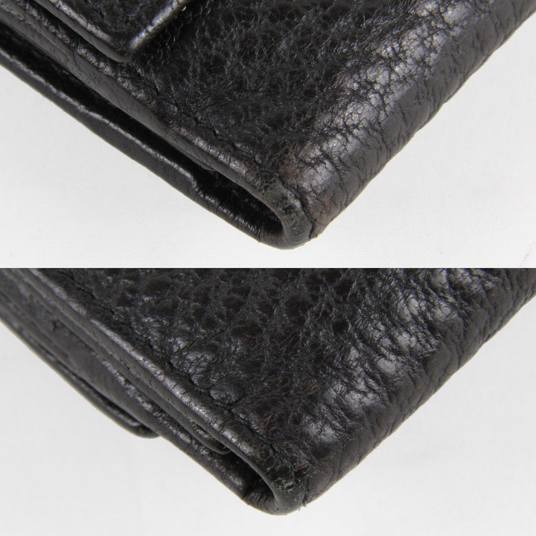 『USED』 
GUCCI グッチ 
 131847・0959 長財布 
レザー ブラック