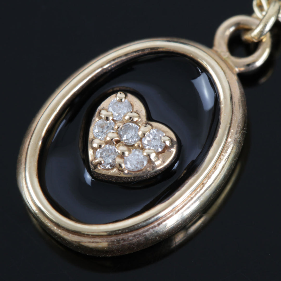 美品『USED』 K18/K14  
 mikia ネックレス
 ダイヤモンド 0.036 3.1g