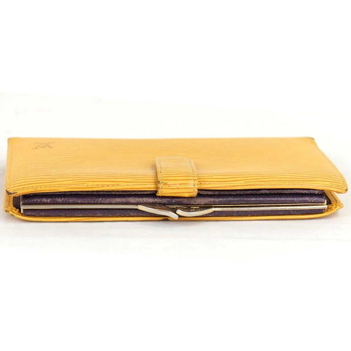 『USED』 
LOUIS VUITTON ルイ・ヴィトン 
 コンチネンタル ヴィエノワ M63259 長財布 
エピレザー イエロー