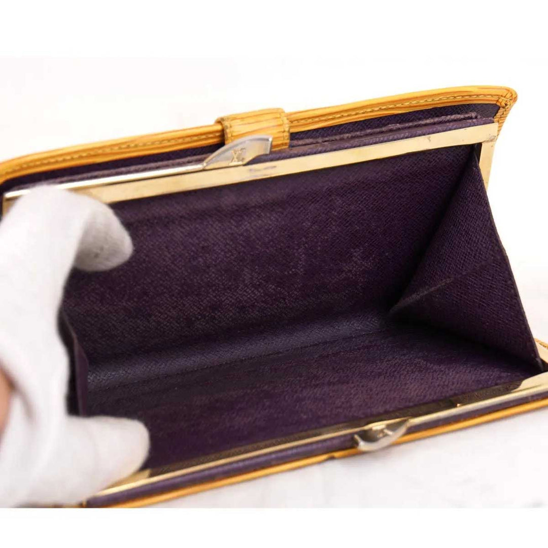 『USED』 
LOUIS VUITTON ルイ・ヴィトン 
 コンチネンタル ヴィエノワ M63259 長財布 
エピレザー イエロー