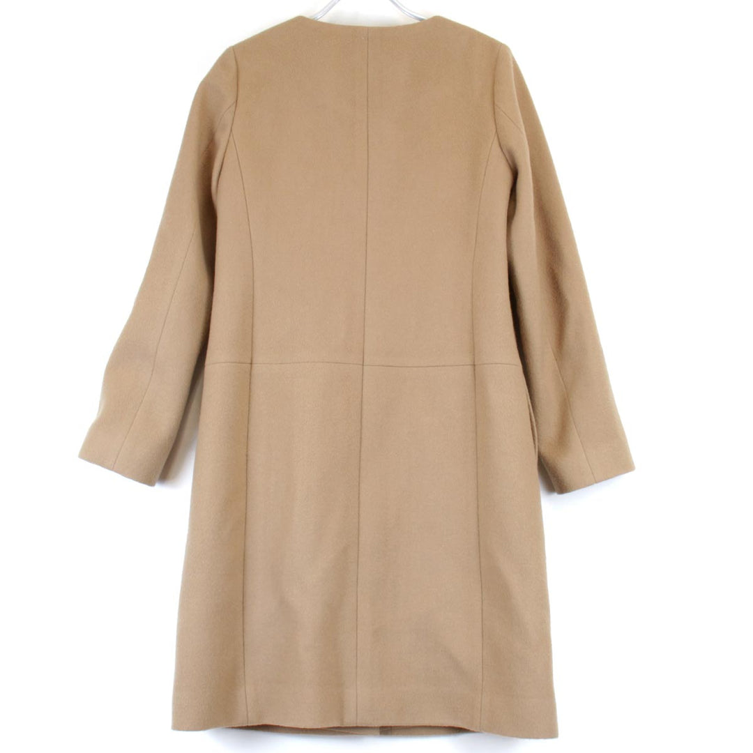 『USED』 
BEAUTY&YOUTH UNITED ARROWS ビューティアンドユースユナイテッドアローズ 
 ノーカラーコート コート 
ウール ベージュ