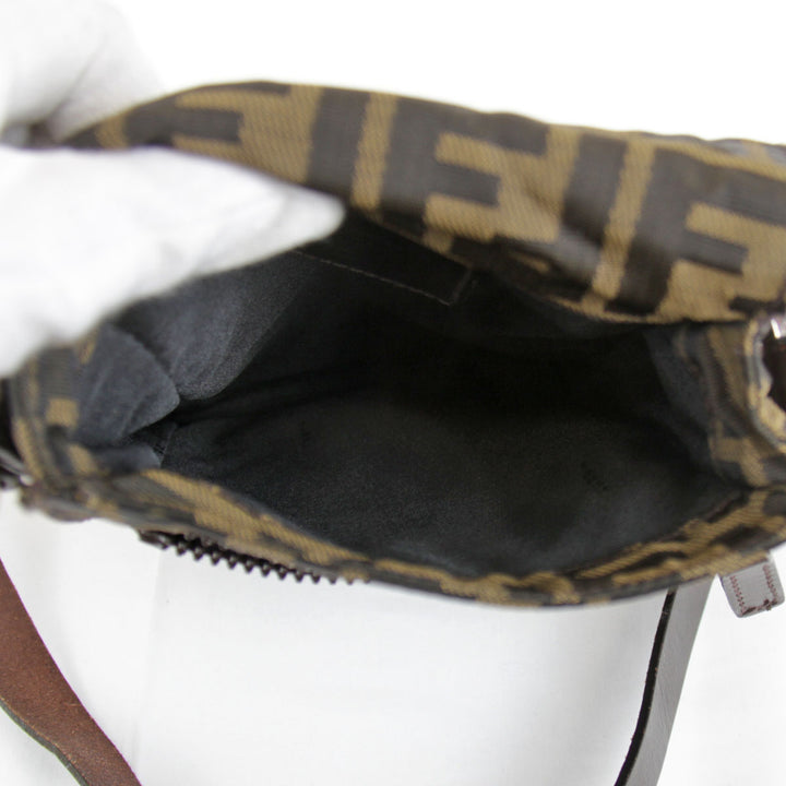 『USED』 
FENDI フェンディ 
 ズッカ ショルダーポシェット 06-17 16071 ポシェット 
キャンバス ズッカ柄