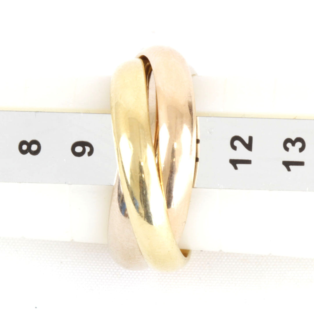 美品『USED』 K18 
CARTIER  トリニティ 3連リング リング・指輪