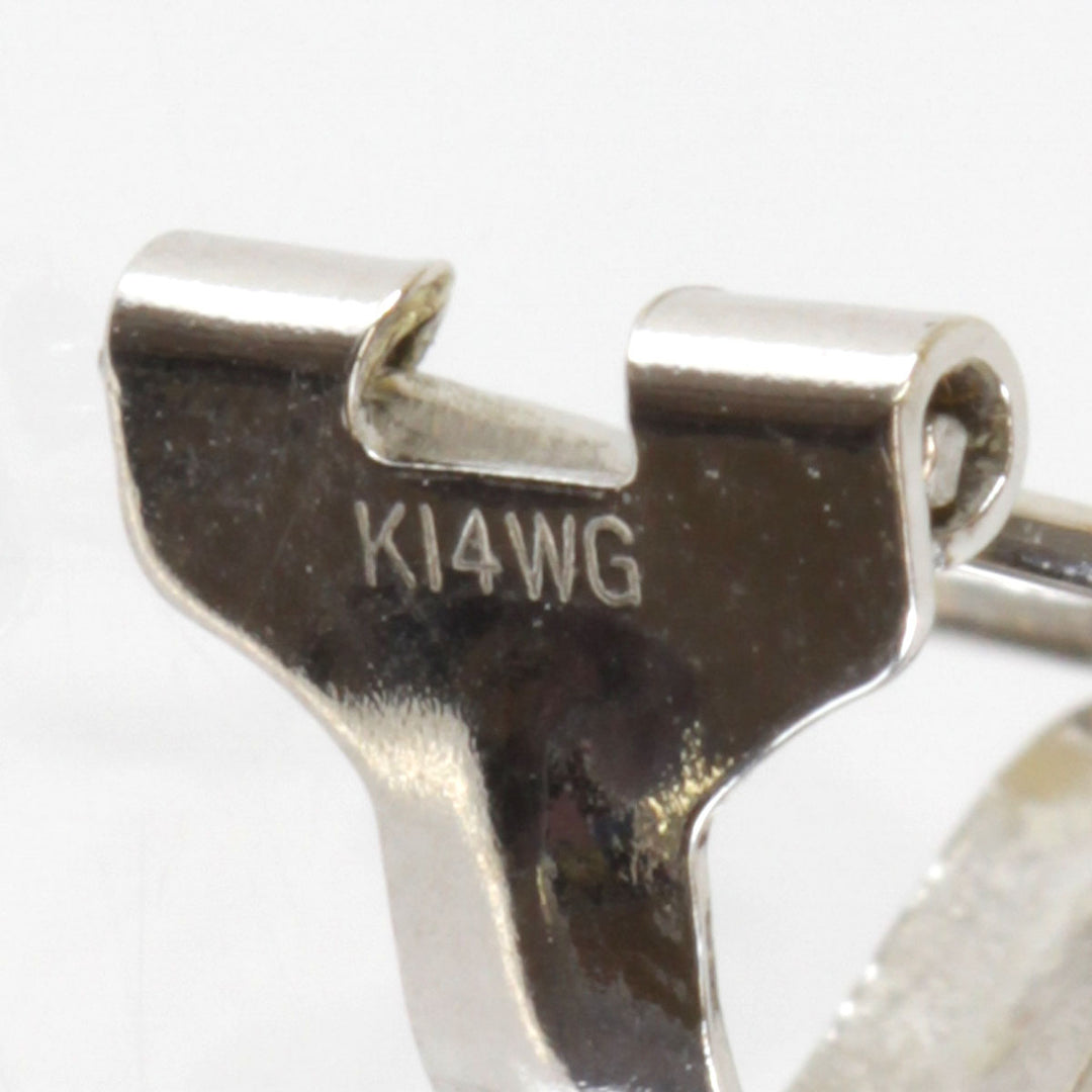 美品『USED』 K14WG 
 ばね形 イヤリング
 1.9g