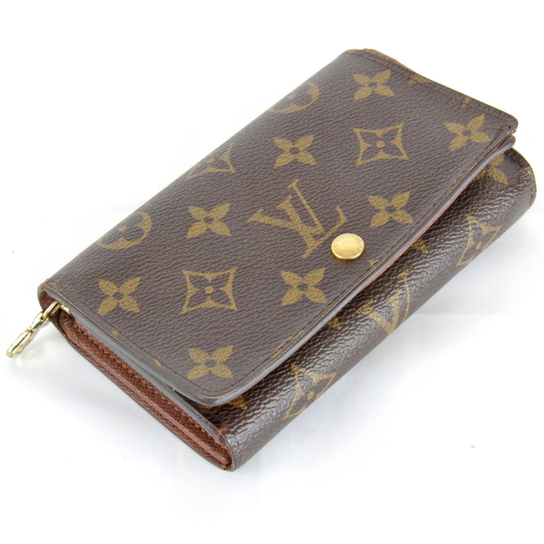 『USED』 
LOUIS VUITTON ルイ・ヴィトン 
 ポルトモネビエ M61730 二つ折り財布 
モノグラムキャンバス モノグラム