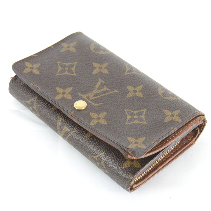 『USED』 
LOUIS VUITTON ルイ・ヴィトン 
 ポルトモネビエ M61730 二つ折り財布 
モノグラムキャンバス モノグラム