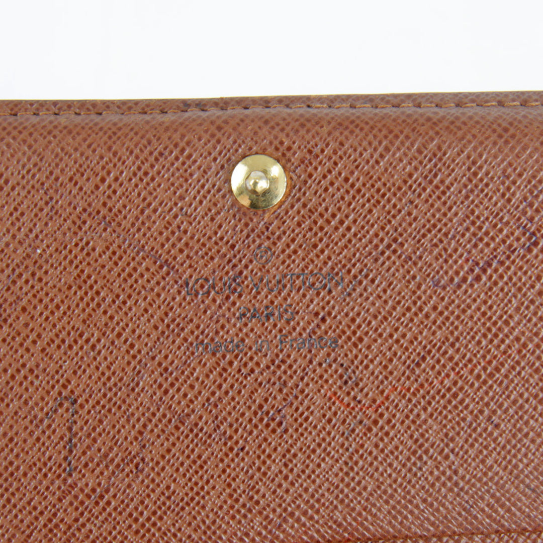 『USED』 
LOUIS VUITTON ルイ・ヴィトン 
 ポルトモネビエ M61730 二つ折り財布 
モノグラムキャンバス モノグラム