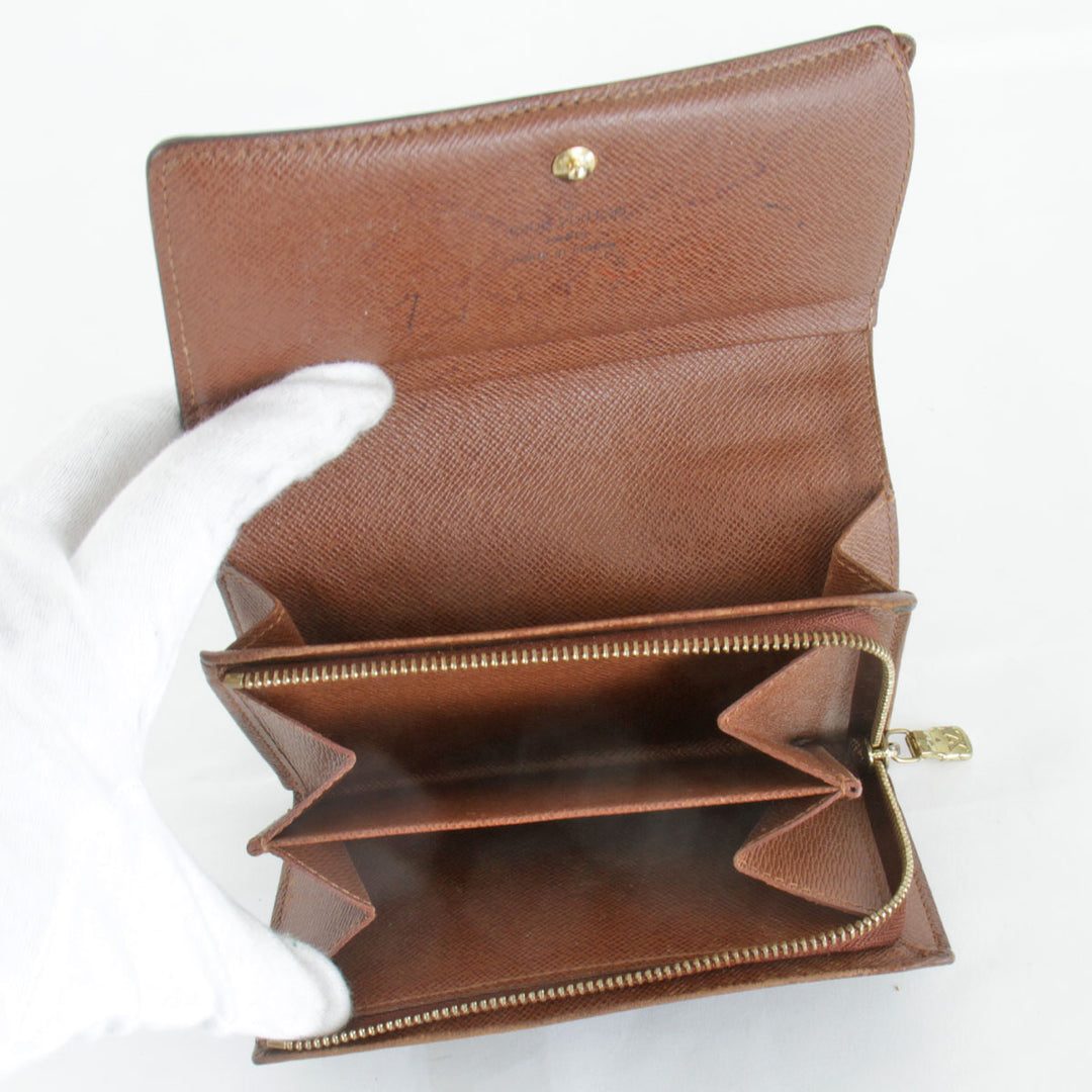 『USED』 
LOUIS VUITTON ルイ・ヴィトン 
 ポルトモネビエ M61730 二つ折り財布 
モノグラムキャンバス モノグラム