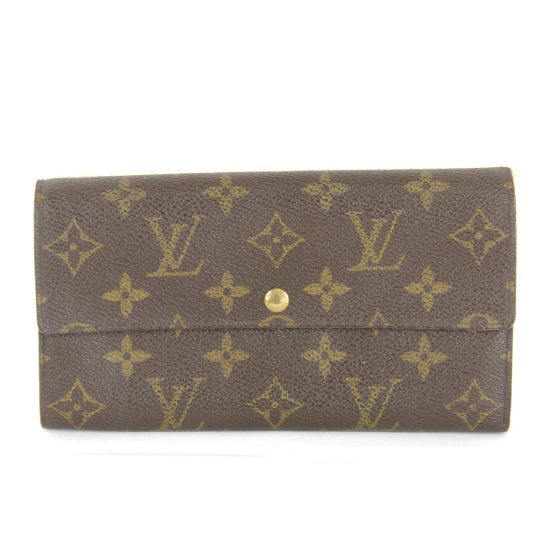 『USED』 
LOUIS VUITTON ルイ・ヴィトン 
 ポシェットポルトモネクレディ M61725 長財布 
モノグラムキャンバス モノグラム