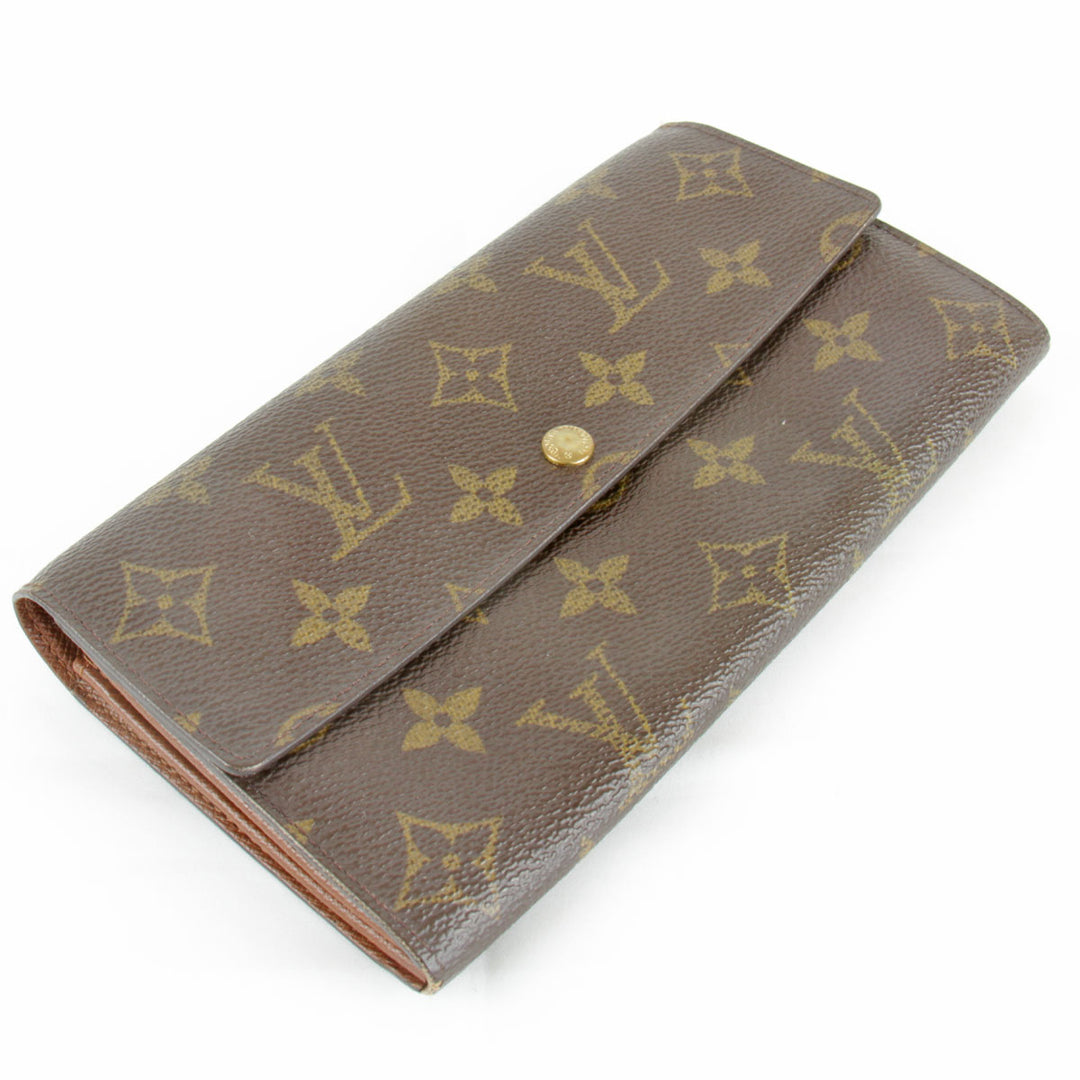 『USED』 
LOUIS VUITTON ルイ・ヴィトン 
 ポシェットポルトモネクレディ M61725 長財布 
モノグラムキャンバス モノグラム