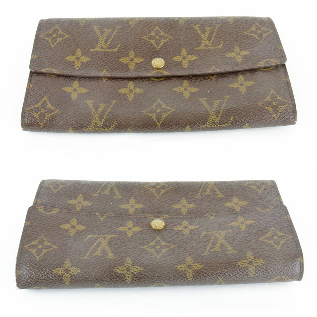 『USED』 
LOUIS VUITTON ルイ・ヴィトン 
 ポシェットポルトモネクレディ M61725 長財布 
モノグラムキャンバス モノグラム